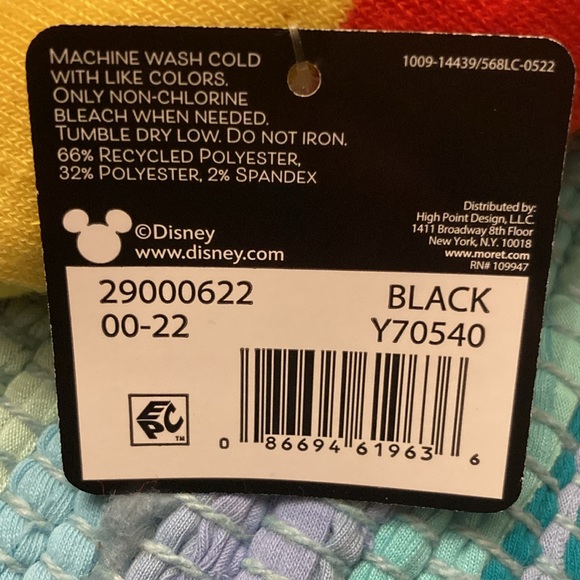 NWT Disney Mickey Mouse no show socks - Picture 3 of 3